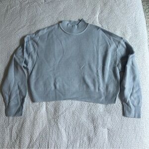 H&M Soft Blue Turtleneck Sweater